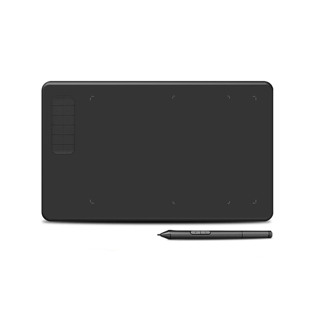 10moons G12 9.4*6 Inches Digital Drawing with 8192 Levels Pressure and Passive Pen 12 Express Keys Tablet Support Android Phone