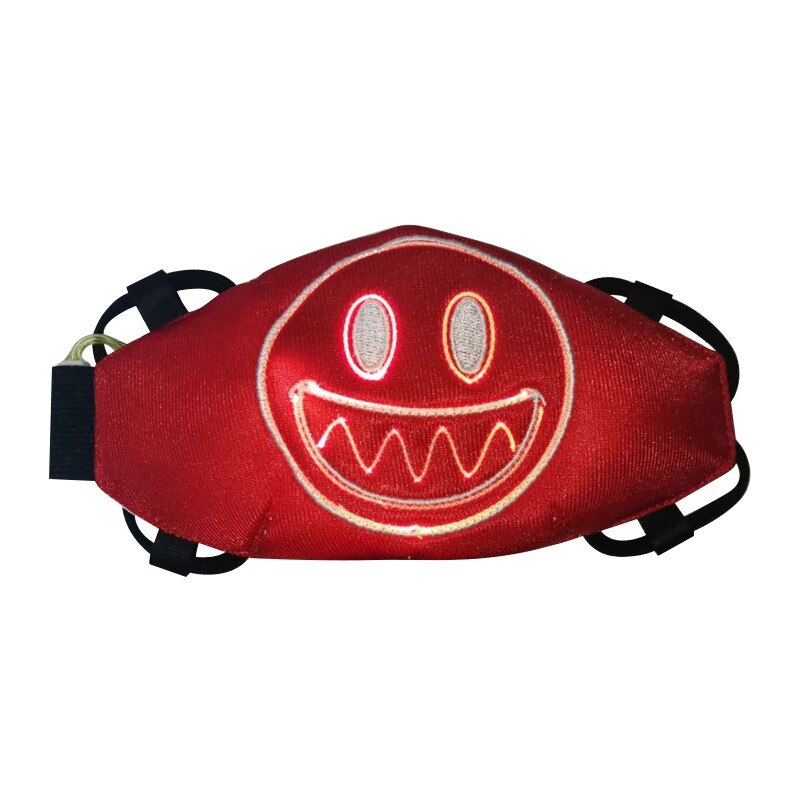 LED Luminous Mask Mobile Phone APP Edit Pattern Text Bungee Advertising Display Masks Module Matrix Programmable Christmas Gift
