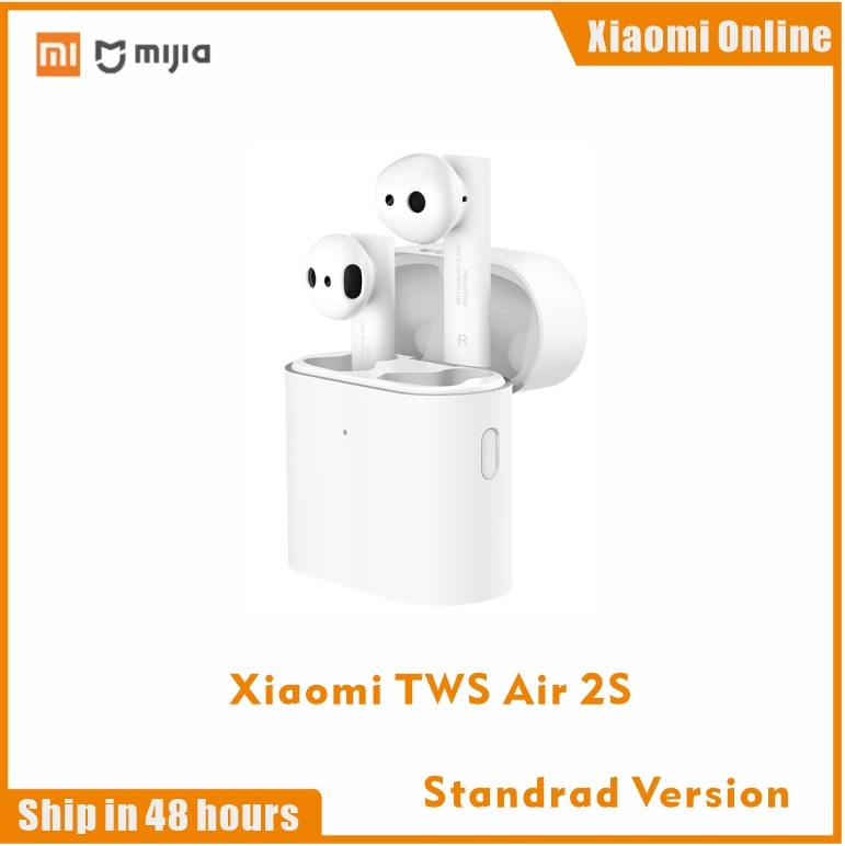 2020 Original Xiaomi Airdots 2S AIR 2S Wireless Earphone TWS Mi True Earbuds Air 2s Wireless Stereo Control With Mic Handsfree