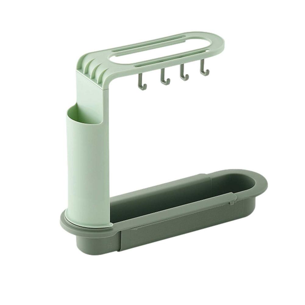Telescopic Sink Storage Drain Rack Adjustable Kitchen Drain Storage Basket Expandable Sink Rack Holder Household Kitchen Gadgets