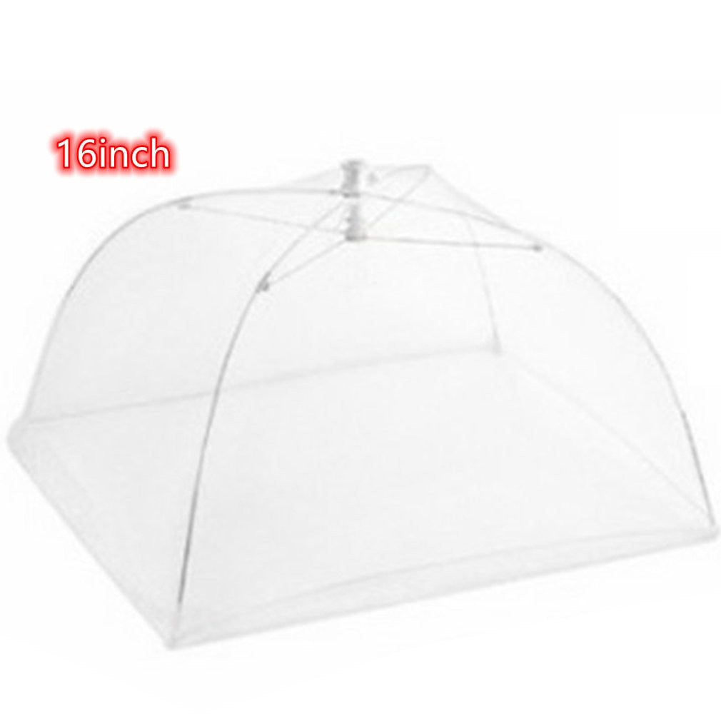 Foldable Food Vegetable Fruit Umbrella Cover Home Dining Table Kitchen Counter Anti Mosquito Fly Resistant Net Kitchen Gadgets