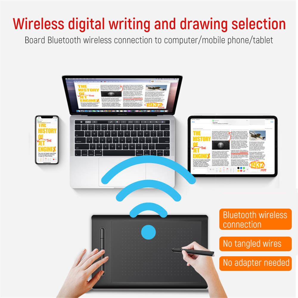 Business Digital Tablet Children's Graffiti Painting Board Teacher Office Supplies Draft Creative Notebook Writing Board AT