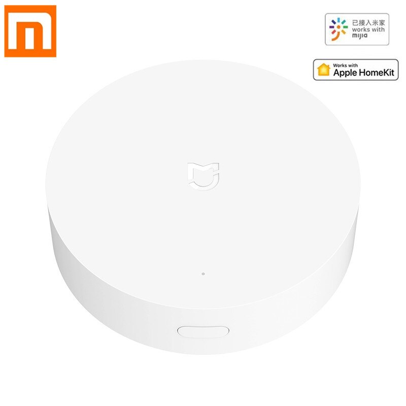 Xiaomi Mijia Multi-Mode Gateway ZigBee 3.0 WIFI Bluetooth Mesh Hub Voice Remote Control works With Mi Home APP Apple Homekit