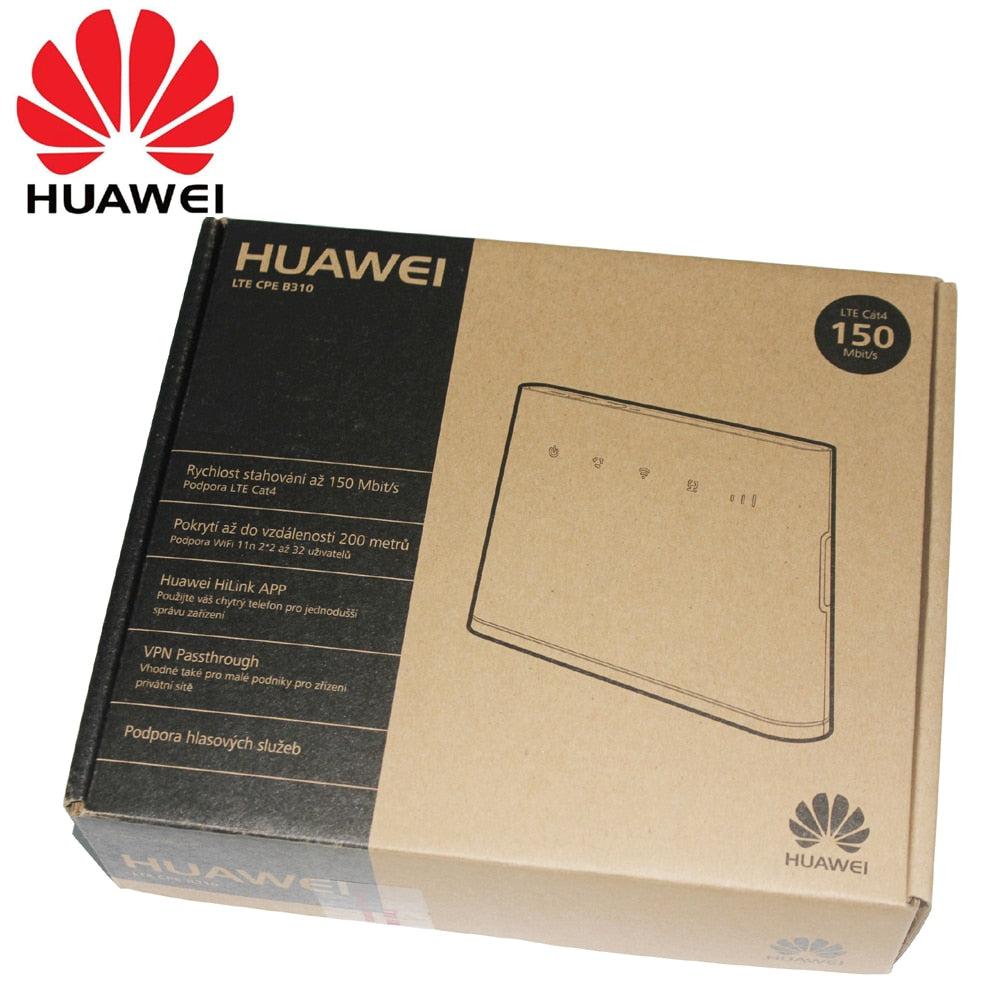 Huawei B311 B311-521 150Mbps 4G LTE CEP WiFi Network Router +2pcs  4G Antennas