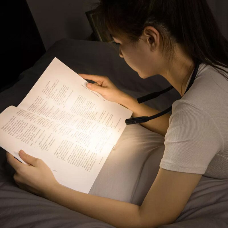 Xiaomi OPPLE LED Wearable Reading Book Light 4000K Warm White USB Rechargeable Night Lights Flexible Lamp Protable Flashlight