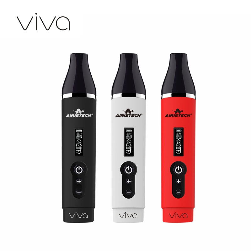 AIRISTECH airis Viva Dry Herb Vape handy  Pen Kit Oled Display big Battery E- Cigarette