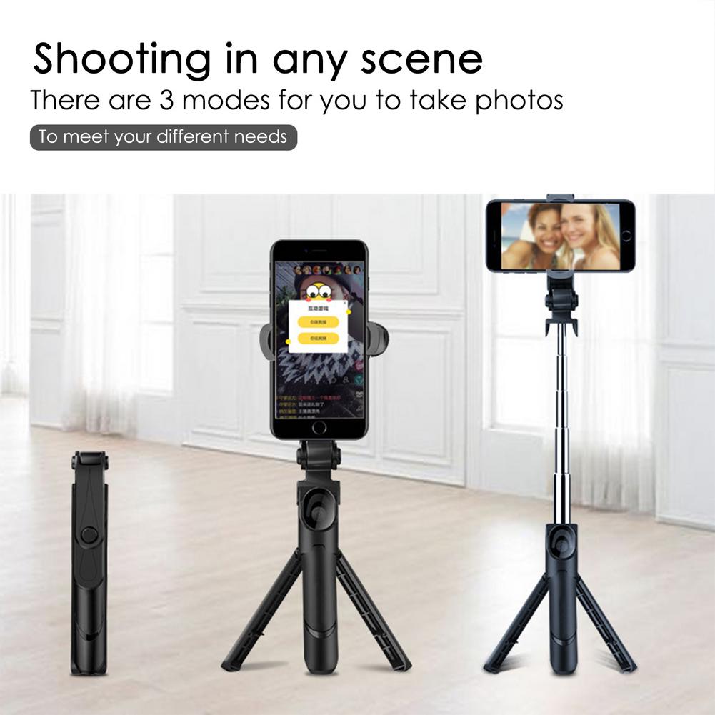 Selfie Stick With Tripod Stand Bluetooth Remote Control Mobile Phone Selfie Stick Holder For IPhoneHuawei SmartPhone Live Photo