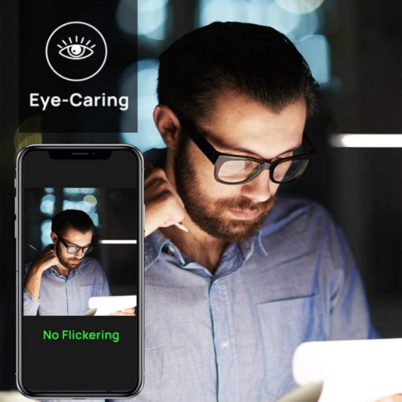 LED Desk Lamp,Eye-Caring Table Lamp Natural Light Protects Eyes Dimmable Office Lamp USB Charging Desk Lamp EU Plug