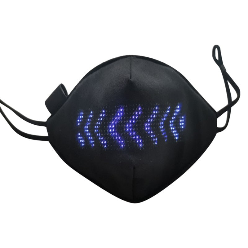 LED Luminous Mask Mobile Phone APP Edit Pattern Text Bungee Advertising Display Masks Module Matrix Programmable Christmas Gift