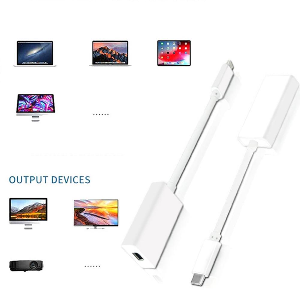 Thunderbolt 3 (USB-C) To Thunderbolt 2 Adapter for lightning Headphone Splitter Adapter Cable For MacBook Pro IMac Pro Adapter