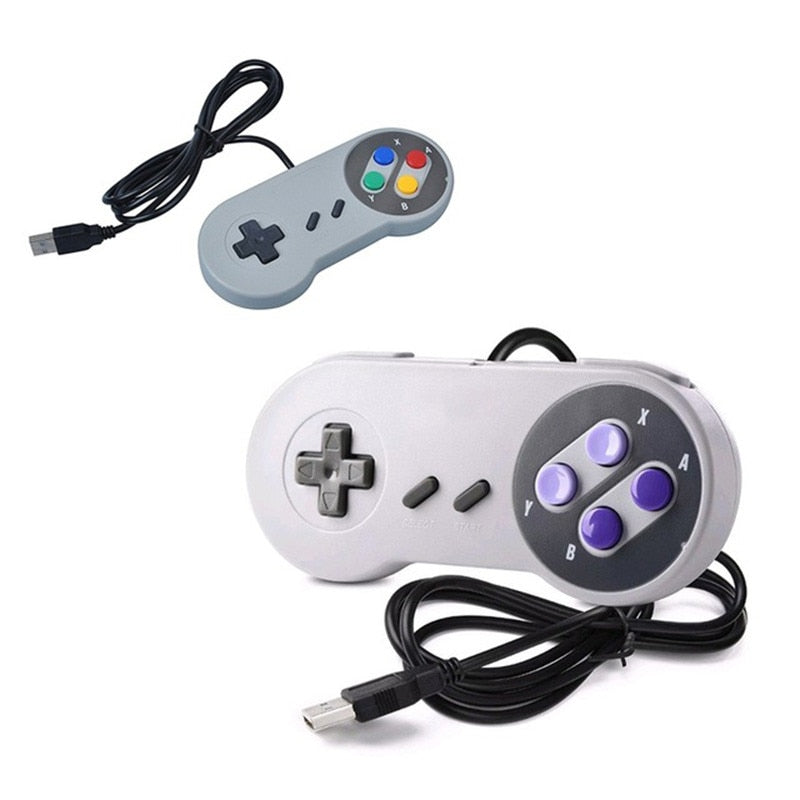 Wired Gamepad USB Game Controller Gaming Joypad Joystick Control for PC Computer Laptop Gamer Black Game Console Boy Gift