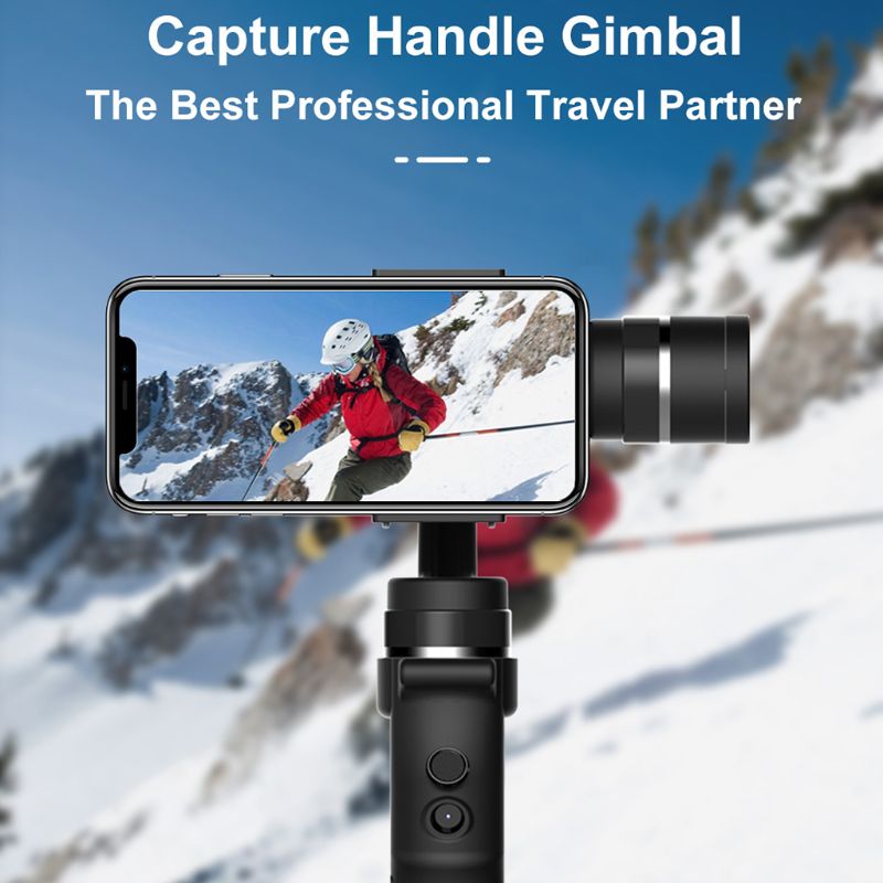 1Set 3 Axis Handheld Gimbal Stabilizer for Sam-sung iPhone Smartphone for Go-pro Action Camera Accessories