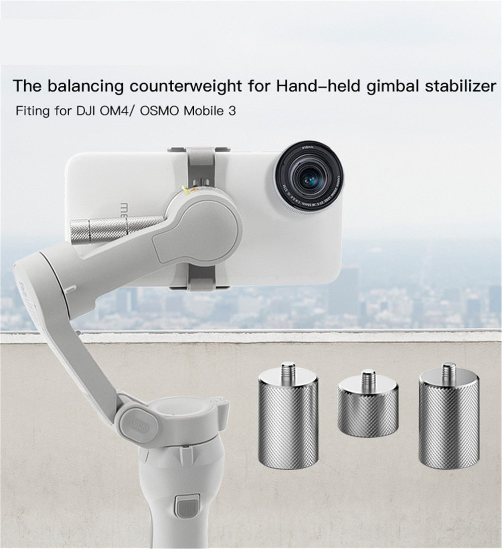 50g Gimbal Counter For Dji OM4 SE/OM/OM5 Clump Weight Accessories Kit With Balancing For DJI Osmo Mobile 5 4 10G+20G+20G Set