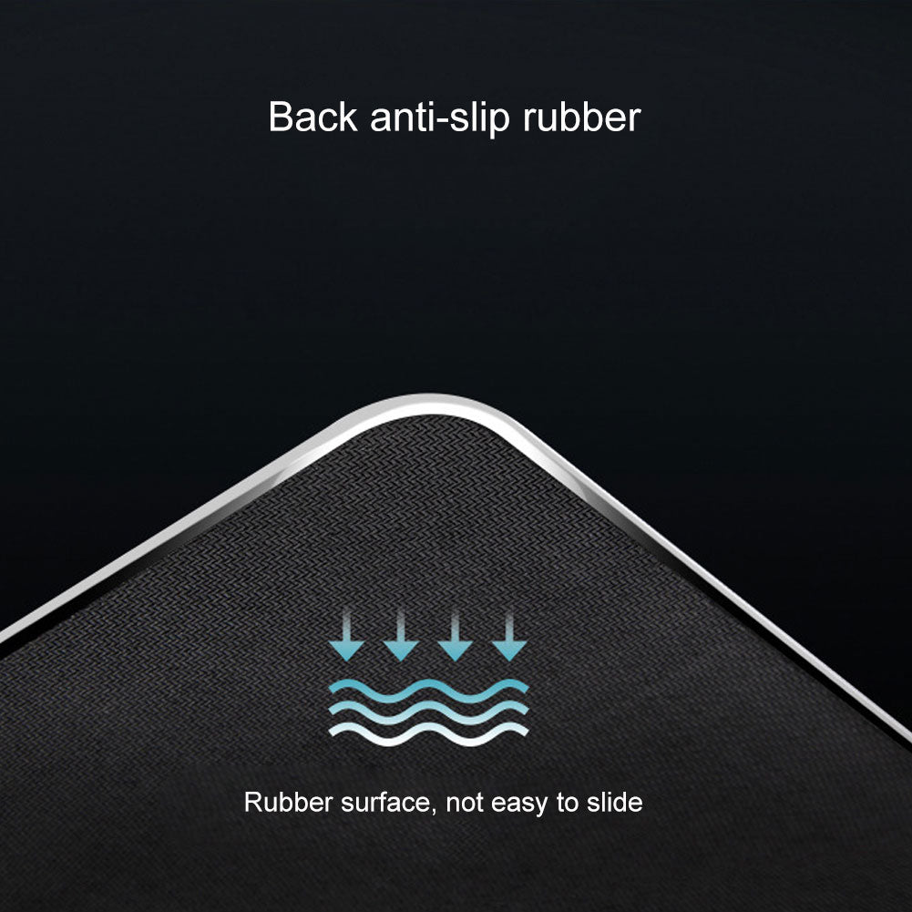 New Arrival Slim Elegant Anti-Slip Aluminum Alloy Computer Gaming Mouse Pad Mat Mousepad