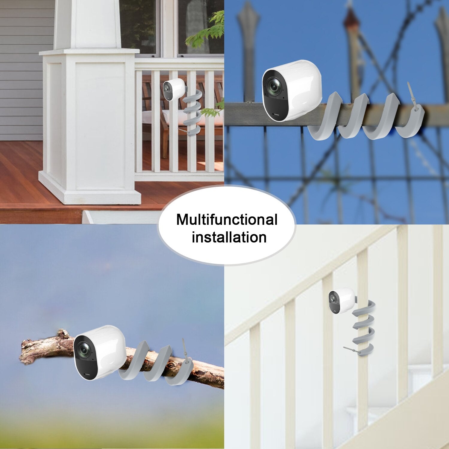 Twist Mount Compatible with ARLO PRO / PRO2 Ultra / PRO3 ARLO GO / ARLO HD Security Camera Flexible Adjustable Twist Wall Mount
