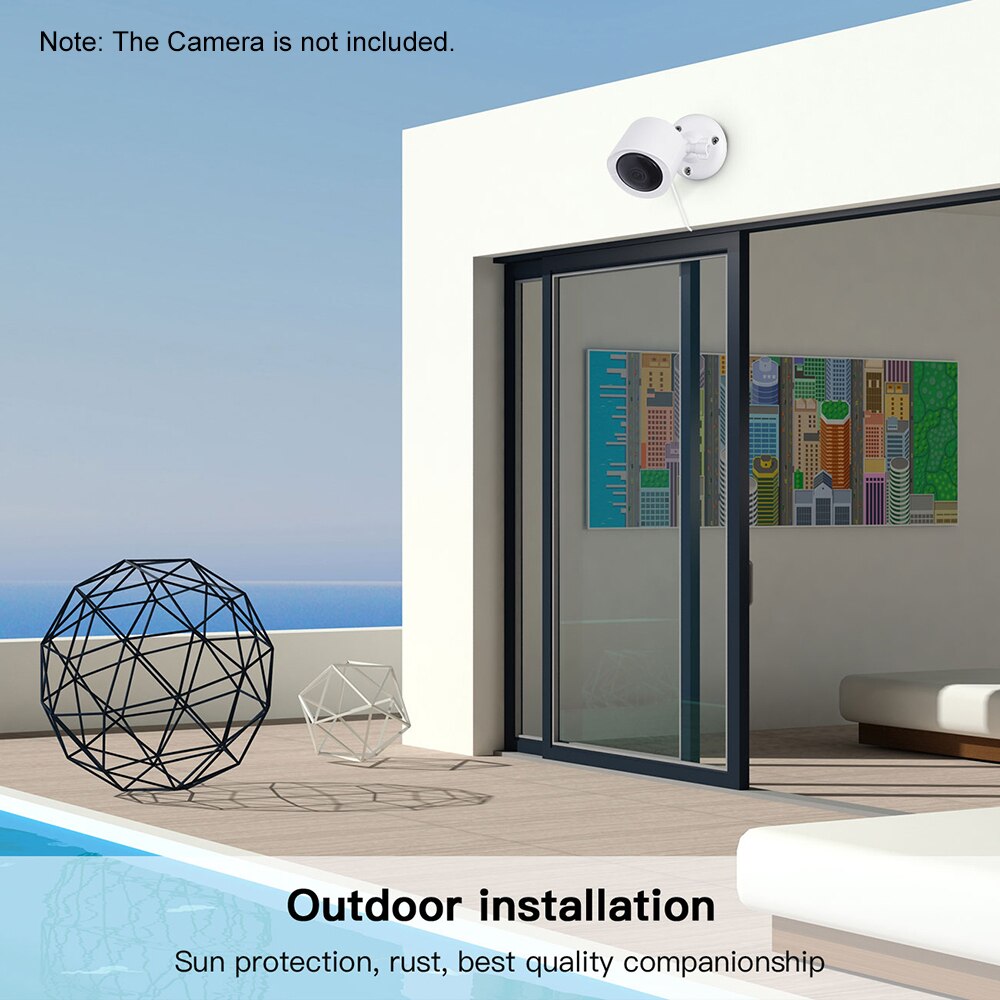 Wall Mount for YI Home Camera Wall Mounted 360 Degree Swivel Bracket Holder for YI 1080p/720p Home Camera Weatherproof