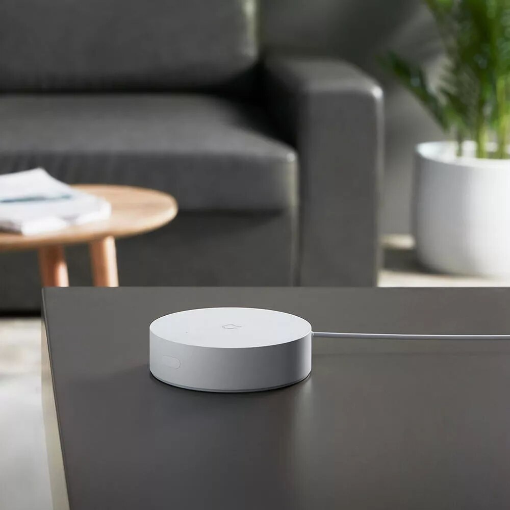 Xiaomi Mijia Multi-Mode Gateway ZigBee 3.0 WIFI Bluetooth Mesh Hub Voice Remote Control works With Mi Home APP Apple Homekit