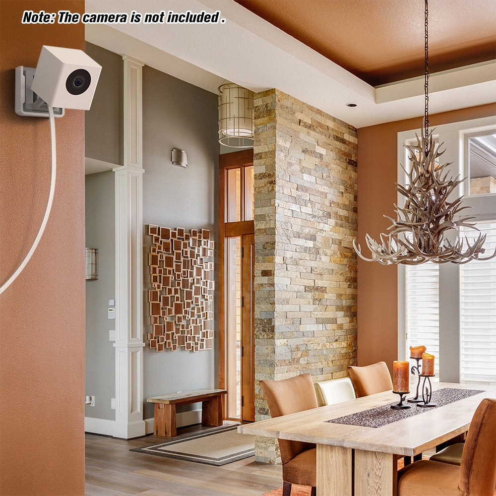 For Wyze Camera Wall Mount Base Holder Wall Mount Bracket For Cam Smart Camera and iSmart Alarm Spot Camera Protect From Drop
