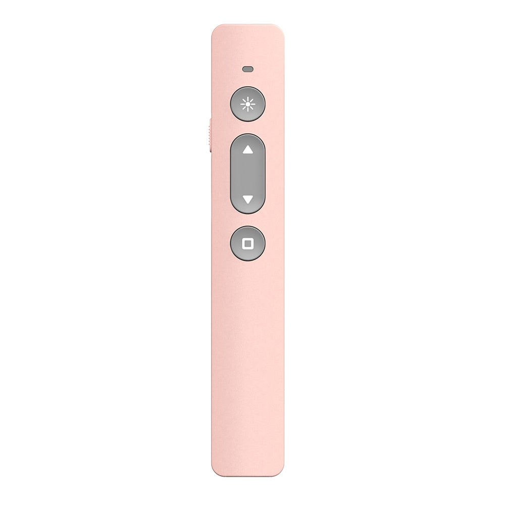 Remote Red Light Pointer 2.4GHz Wireless Presenter Rechargeable Presentation Clicker Wireless Presenter USB PPT Flip Pen