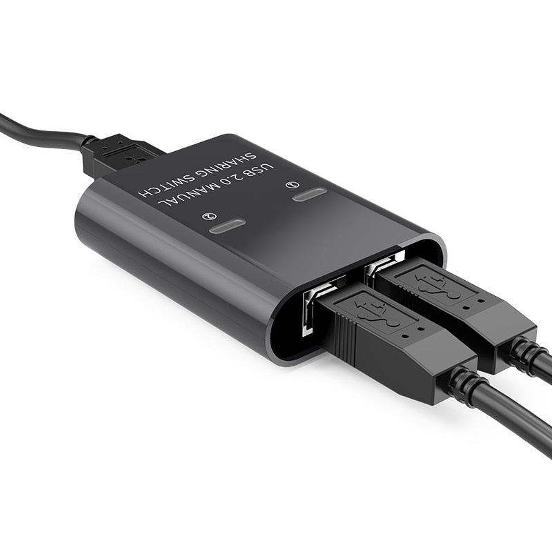 USB 2.0 Sharing switch usb hub 2 pc share 1 USB device 2 computers Shared keyboard mouse printer