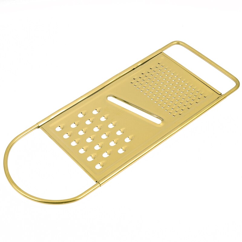 Multifunction Kitchen Gadgets Gold Stainless Steel Grater Potato Fruit Slicer Peel Scrape Vegetable Cutter Chopper Wipe Radish