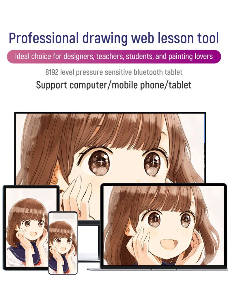 Business Digital Tablet Children's Graffiti Painting Board Teacher Office Supplies Draft Creative Notebook Writing Board AT