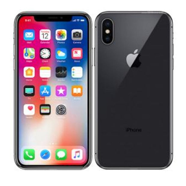Apple iPhone X Refurbishe Original Used 99% New Phone 3GB RAM 64/256GB ROM Hexa Core Face ID 12MP Wireless Unlocked Cellphone