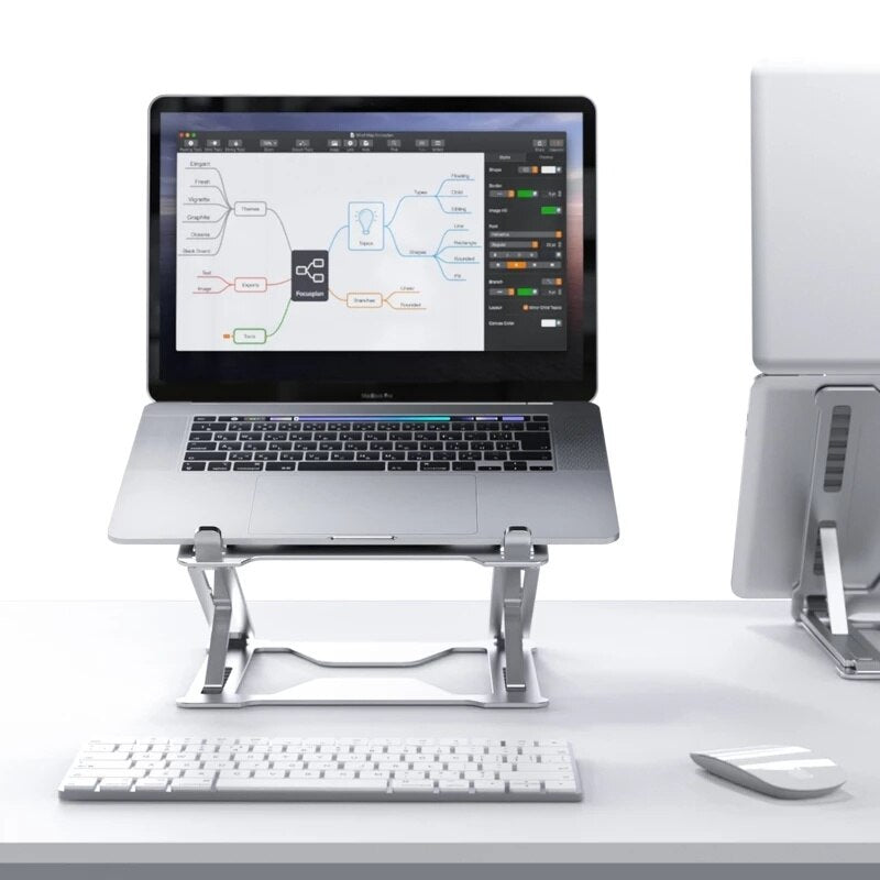 Adjustable Laptop Stand Portable Base Notebook Stand Support For Macbook Laptop Holder Computer Tablet Stand Laptop Table Stand