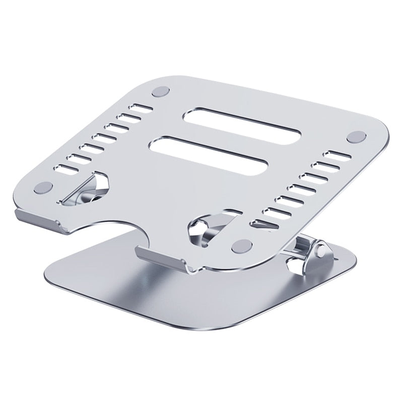 Aluminum Alloy Adjustable Laptop Stand Folding Portable for Notebook MacBook Computer Bracket Lifting Cooling Holder Non-slip
