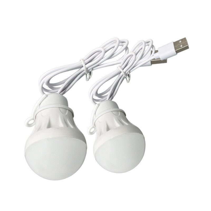 Reading Light LED Lantern Portable Camping Lamp Mini Bulb 5V USB Night Light Plug In Power Book Light Table Lamp Super Birght
