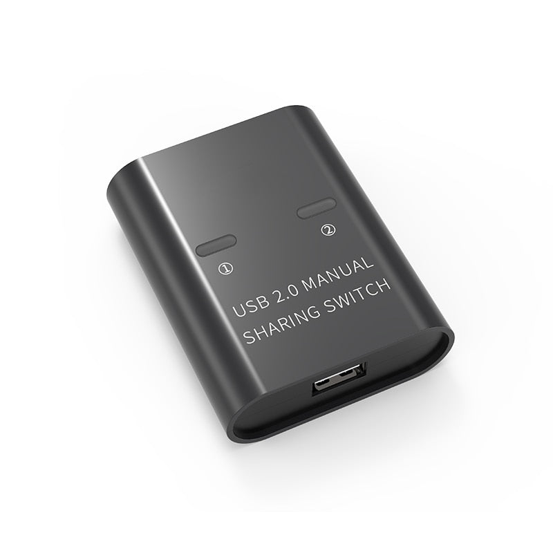 USB 2.0 Sharing switch usb hub 2 pc share 1 USB device 2 computers Shared keyboard mouse printer