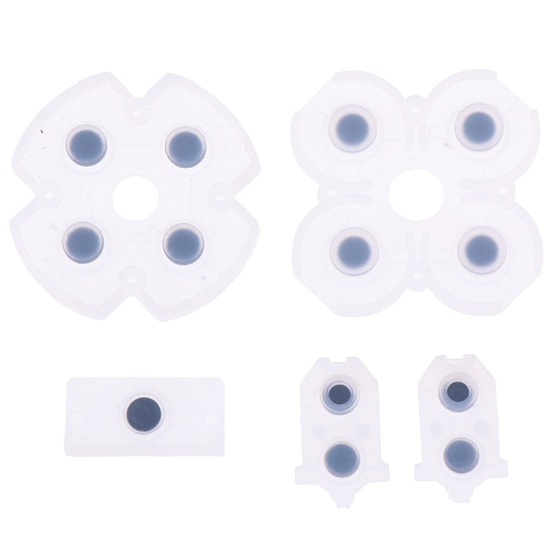 For Sony Playstation 4 PS4 Controller Conductive Silicone Buttons Rubber Pads for Game Replacement Parts
