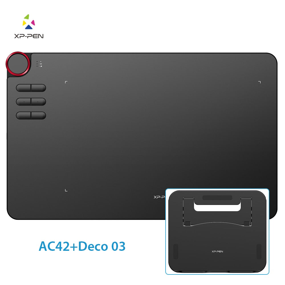 XP-Pen Deco 03 Wireless  Digital Graphics Drawing Tablet Drawing Pen Tablet with Battery-Free Passive Stylus and 6 Shortcut