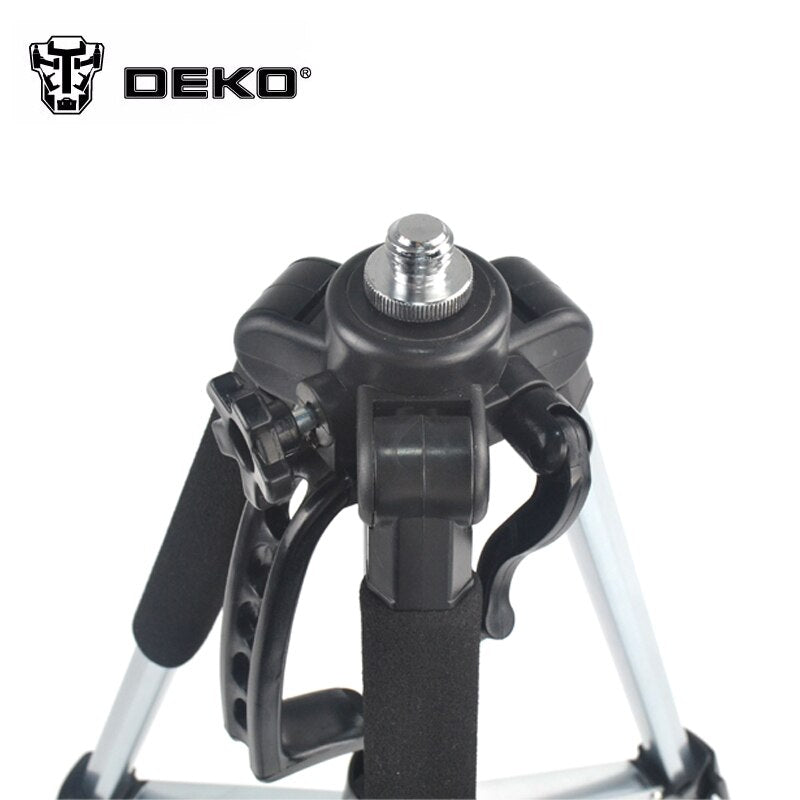 DEKO 120cm Laser Level Tripod Nivel Laser Tripod Professional Carbon Tripod for Laser Level Aluminum Adjustable Tripod