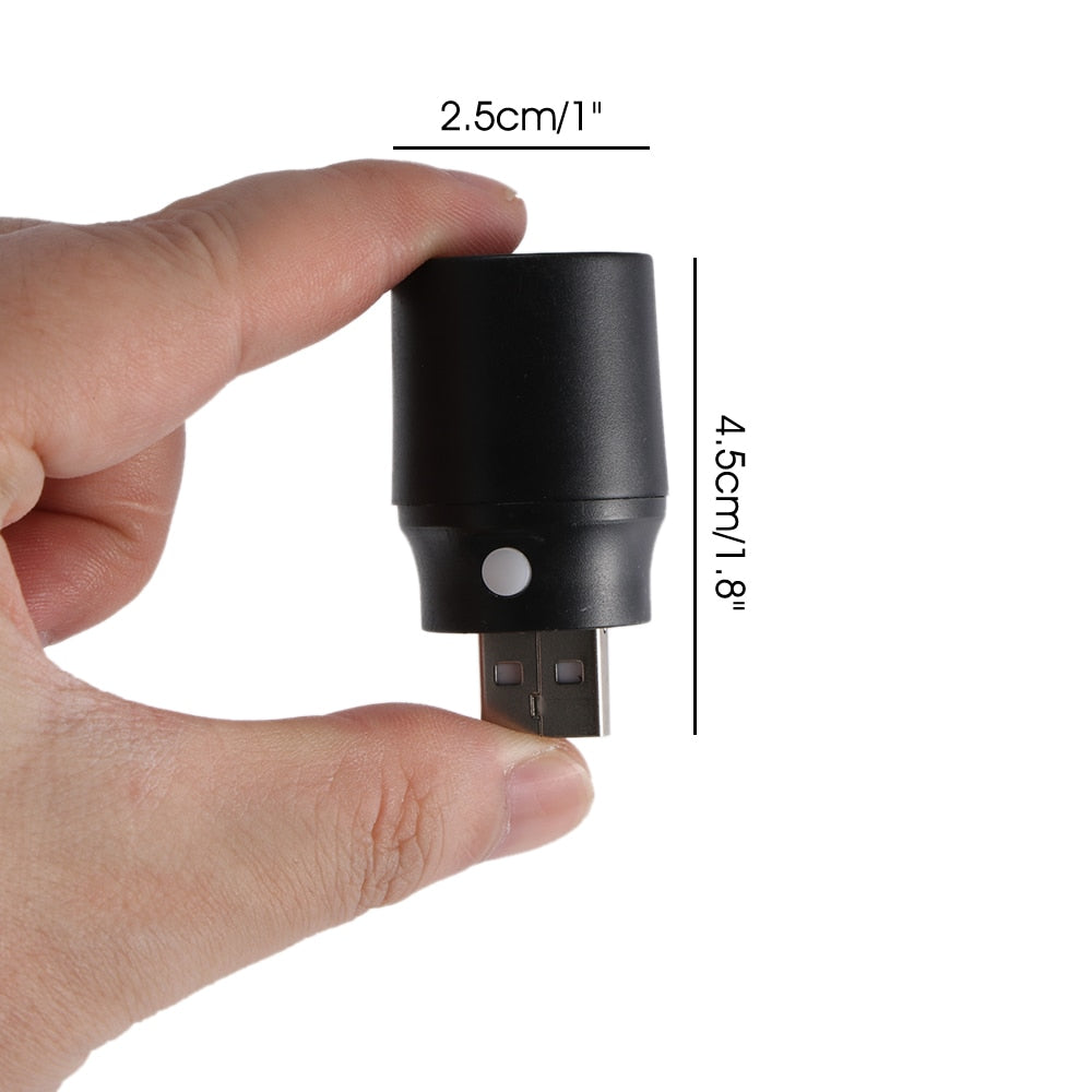 USB Lamp Portable 1W 120lm USB Lamp White Light LED Lamp USB Light Powerbank LED Night Light Torchlight with Switch Powerbank