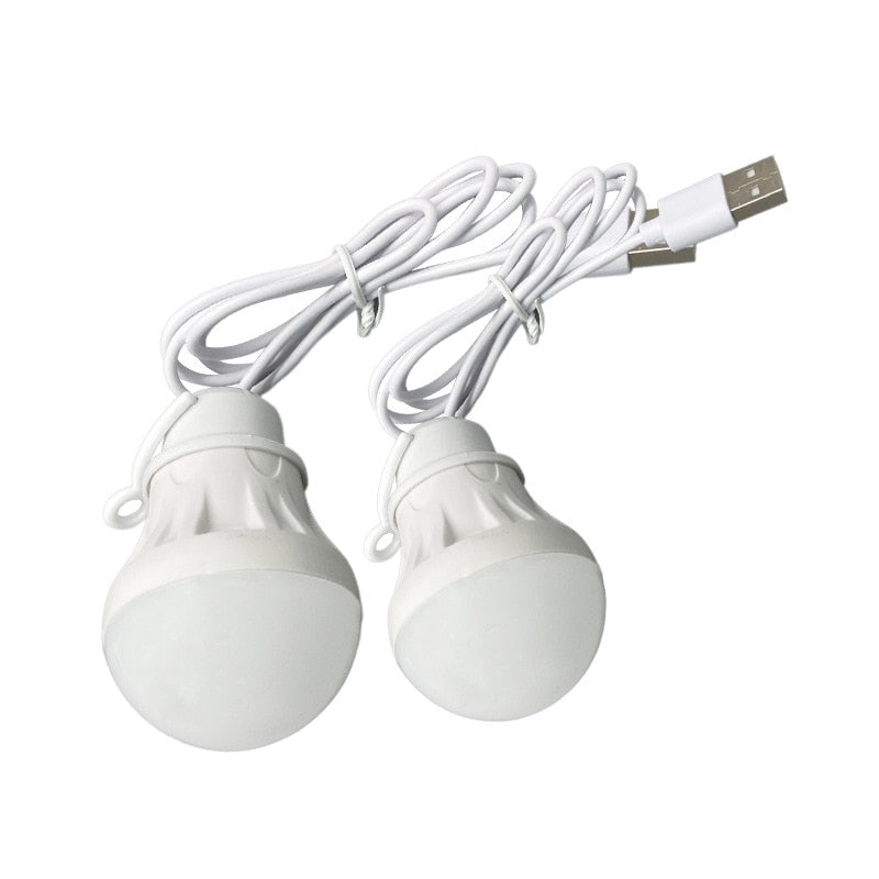 Reading Light LED Lantern Portable Camping Lamp Mini Bulb 5V USB Night Light Plug In Power Book Light Table Lamp Super Birght