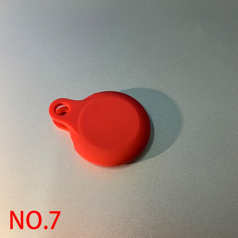 Silicone Protective Case For AirTag Key Finder ( Location Tracker ) 2021 Anti-Scratch Anti-Lost Protective Cover with Keychain