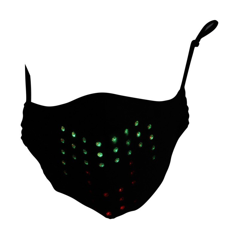 LED Luminous Mask Mobile Phone APP Edit Pattern Text Bungee Advertising Display Masks Module Matrix Programmable Christmas Gift