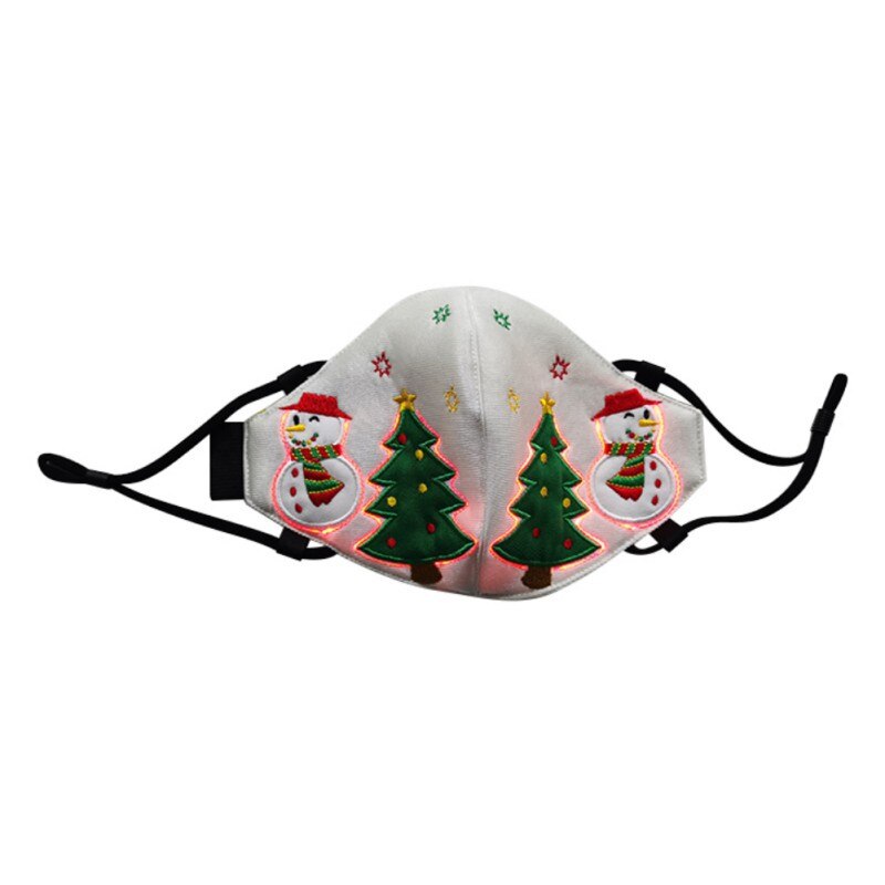LED Luminous Mask Mobile Phone APP Edit Pattern Text Bungee Advertising Display Masks Module Matrix Programmable Christmas Gift