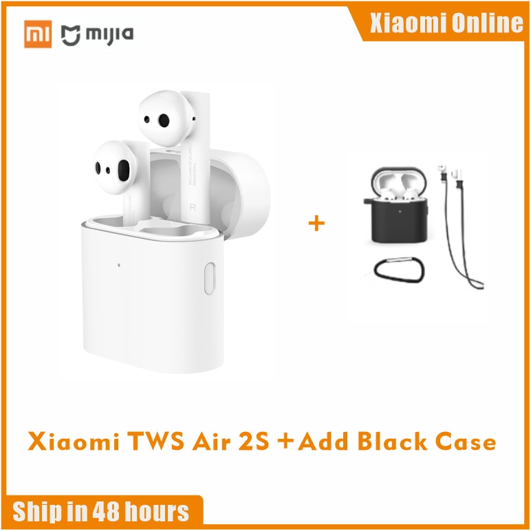 2020 Original Xiaomi Airdots 2S AIR 2S Wireless Earphone TWS Mi True Earbuds Air 2s Wireless Stereo Control With Mic Handsfree