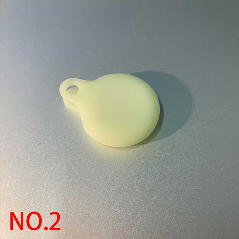 Silicone Protective Case For AirTag Key Finder ( Location Tracker ) 2021 Anti-Scratch Anti-Lost Protective Cover with Keychain