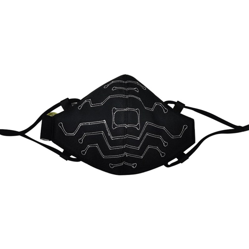 LED Luminous Mask Mobile Phone APP Edit Pattern Text Bungee Advertising Display Masks Module Matrix Programmable Christmas Gift