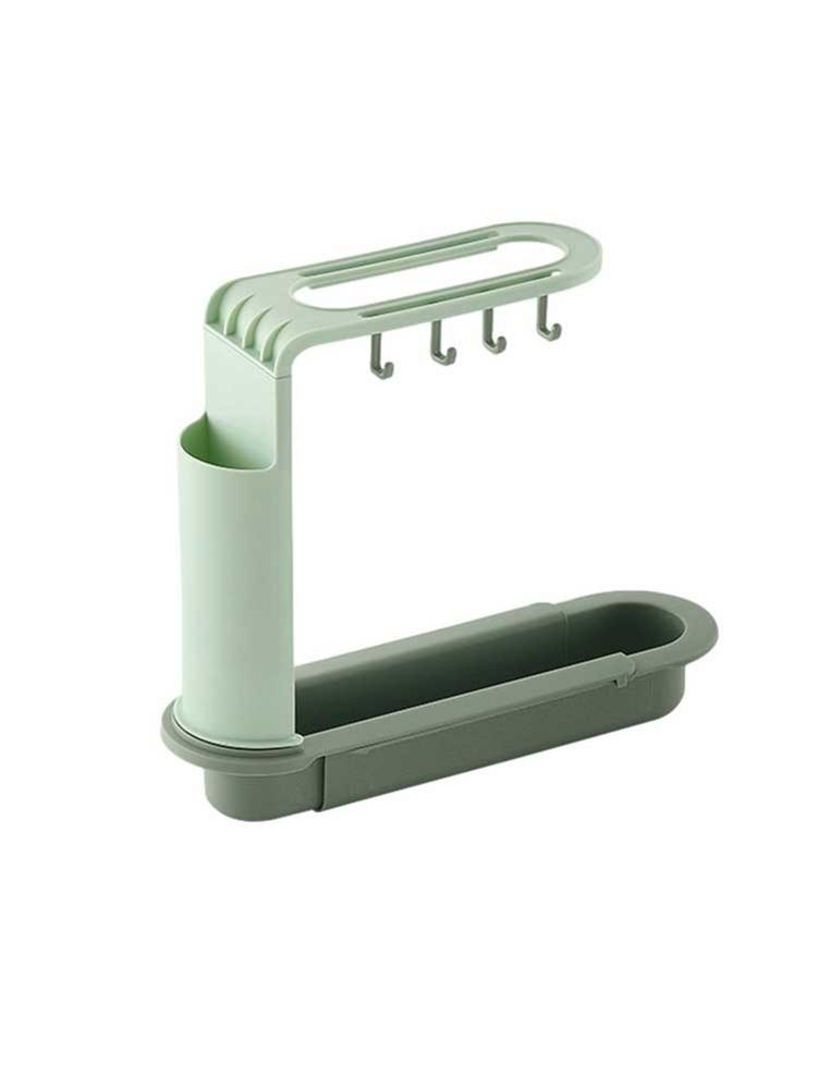 Telescopic Sink Storage Drain Rack Adjustable Kitchen Drain Storage Basket Expandable Sink Rack Holder Household Kitchen Gadgets