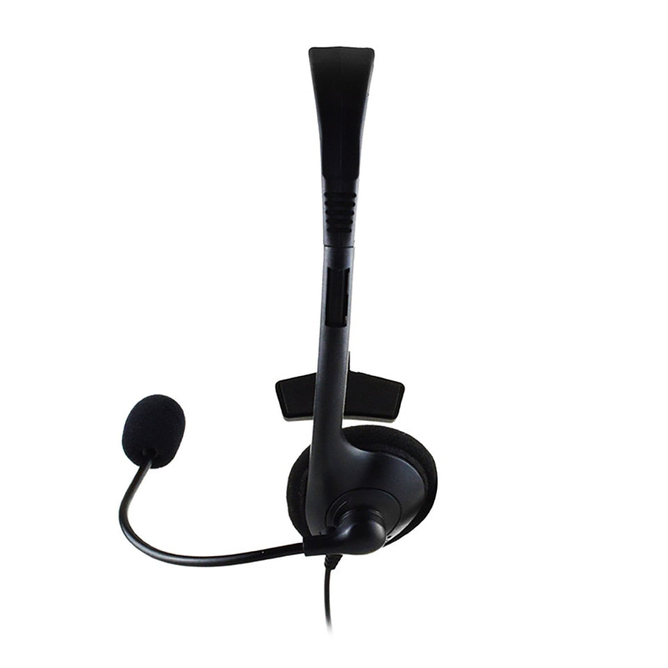 Call Center Wired Headset With Microphone 3.5mm Plug Voice Interphone Telephone Operator Headphone Noise Canceling For Computer