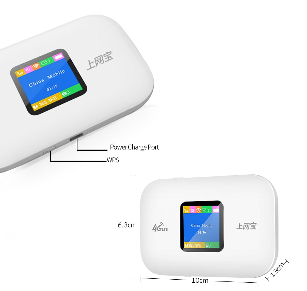 4G Wifi Router mini router 3G 4G Lte Wireless Portable Pocket wi fi Mobile Hotspot Car Wi-fi Router With Sim Card Slot