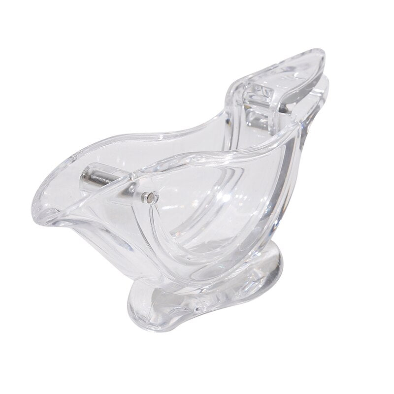 Acrylic Lemon Juicer Manual Transparent Fruit Juicer Lemon Squeezer Hand Orange Squeezer Machine Home Kitchen Bar Gadget