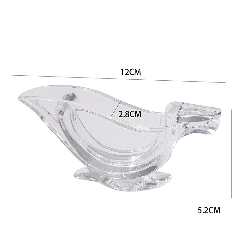 Acrylic Lemon Juicer Manual Transparent Fruit Juicer Lemon Squeezer Hand Orange Squeezer Machine Home Kitchen Bar Gadget