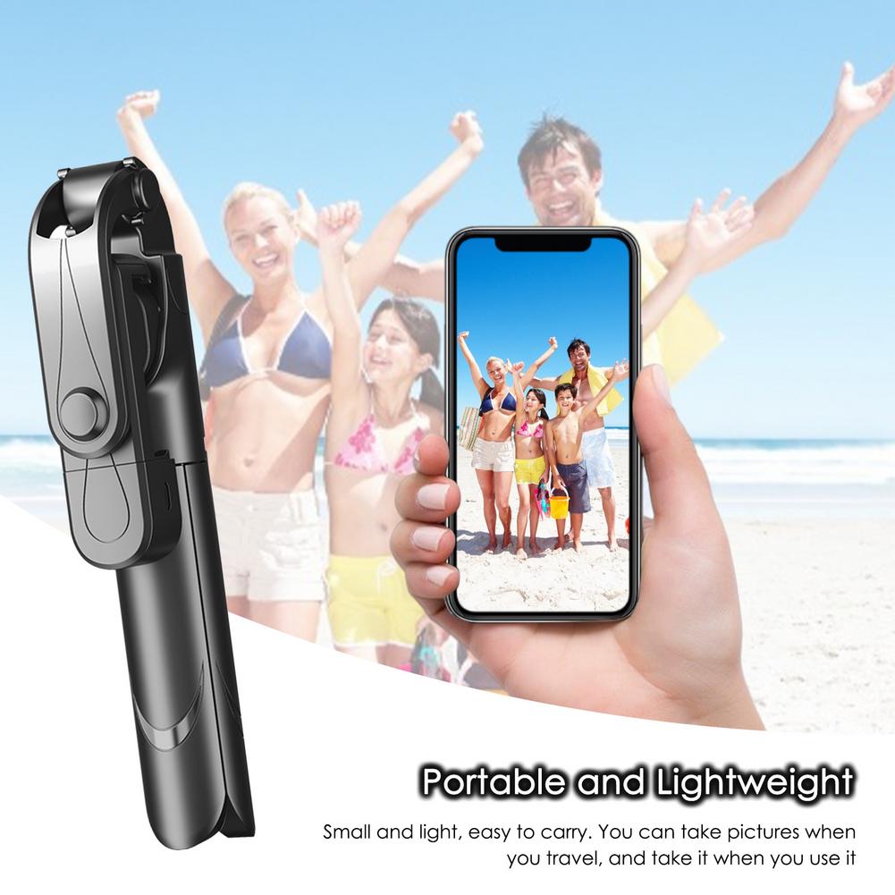 Selfie Stick With Tripod Stand Bluetooth Remote Control Mobile Phone Selfie Stick Holder For IPhoneHuawei SmartPhone Live Photo