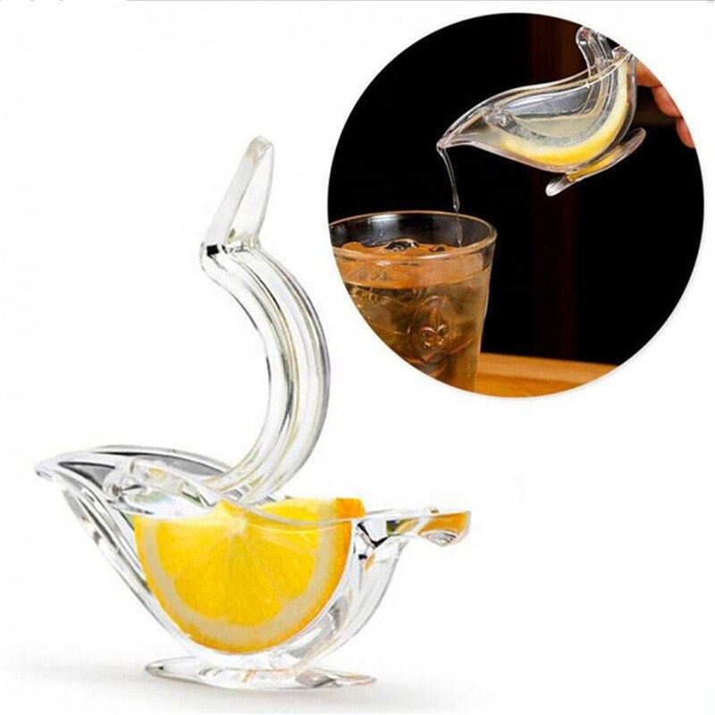 Acrylic Lemon Juicer Manual Transparent Fruit Juicer Lemon Squeezer Hand Orange Squeezer Machine Home Kitchen Bar Gadget