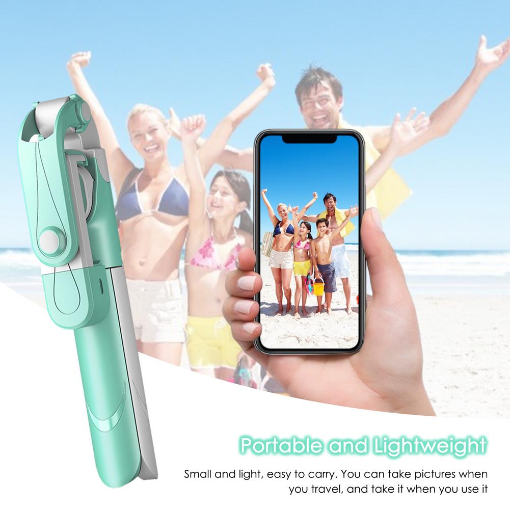 Selfie Stick With Tripod Stand Bluetooth Remote Control Mobile Phone Selfie Stick Holder For IPhoneHuawei SmartPhone Live Photo